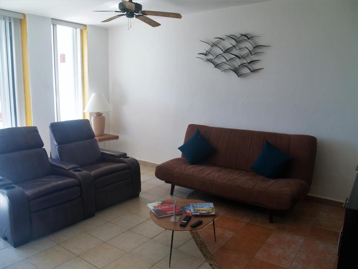Beachfront Apartment Your Home In Косумель Экстерьер фото